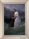 Peters Faith In Christ Open Edition Canvas / 24 X 36 Frame W Art