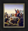 Sermon On The Mount Open Edition Canvas / 24 X 28 Frame D Art