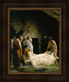 The Burial Of Jesus Open Edition Canvas / 22 X 28 Frame C Art
