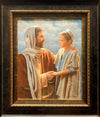 Jesus and a Young Follower Original Artwork