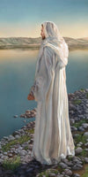 Come Follow Me is a painting that depicts Jesus Christ standing on the shore of Galilee - Liz Lemon Swindle | Havenlight | latter-day saint artwork