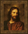 Christ At Thirty-Three Open Edition Canvas / 28 1/2 X 36 Frame B 45 3/4 38 1/4 Art