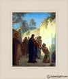 Christ Healing Open Edition Print / 8 X 10 Frame L Art
