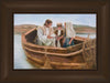 Little Fishers Of Men Open Edition Canvas / 18 X 12 Frame C 17 3/4 23 Art