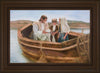 Little Fishers Of Men Open Edition Canvas / 18 X 12 Frame S 16 1/4 22 Art
