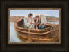 Little Fishers Of Men Open Edition Canvas / 18 X 12 Frame W 19 25 Art