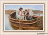 Little Fishers Of Men Open Edition Canvas / 36 X 24 Frame W 32 3/4 44 Art