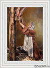 Marys Agony Open Edition Canvas / 20 X 30 Frame V 27 3/4 37 Art