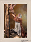 Marys Agony Open Edition Canvas / 20 X 30 Frame W 26 3/4 36 Art