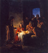 Nativity Open Edition Canvas / 19 X 21 Print Only Art