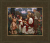 Of Such Is The Kingdom Of Heaven Open Edition Print / 10 X 8 Frame G 14 1/4 12 Art
