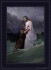 Peters Faith In Christ Open Edition Canvas / 24 X 36 Frame A Art