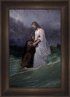 Peters Faith In Christ Open Edition Canvas / 24 X 36 Frame B Art