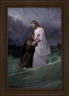 Peters Faith In Christ Open Edition Canvas / 24 X 36 Frame E Art