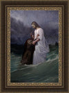 Peters Faith In Christ Open Edition Canvas / 24 X 36 Frame M Art