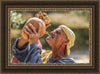 Plate 12 - The Shepherd Thirsts Open Edition Canvas / 36 X 24 Frame M 33 3/4 45 Art