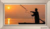 Plate 8 - Fishers Of Men Series 3 Open Edition Canvas / 30 X 15 Frame W 21 3/4 36 Art