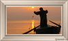 Plate 9 - Fishers Of Men Series 4 Open Edition Canvas / 36 X 18 Frame W 26 3/4 44 Art