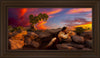 Sacred Prayer Open Edition Canvas / 36 X 18 Frame E 24 3/4 42 Art