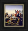 Sermon On The Mount Open Edition Canvas / 18 X 21 Frame D Art