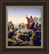 Sermon On The Mount Open Edition Canvas / 24 X 28 Frame C Art
