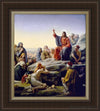 Sermon On The Mount Open Edition Canvas / 28 1/2 X 33 Frame C Art