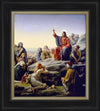 Sermon On The Mount Open Edition Canvas / 28 1/2 X 33 Frame D Art