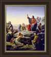 Sermon On The Mount Open Edition Canvas / 34 1/2 X 40 Frame C Art