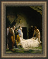The Burial Of Jesus Open Edition Canvas / 22 X 28 Frame D Art