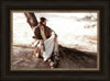 The Solitude Of Christ Open Edition Canvas / 24 X 16 Frame W 31 23 Art