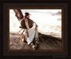 The Solitude Of Christ Open Edition Print / 14 X 11 Frame N 18 3/4 15 Art