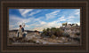 Training The Young Shepherd Open Edition Canvas / 36 X 18 Frame R 26 3/4 44 Art
