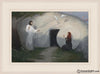 Woman Why Weepest Thou Open Edition Canvas / 24 X 16 Frame L Art